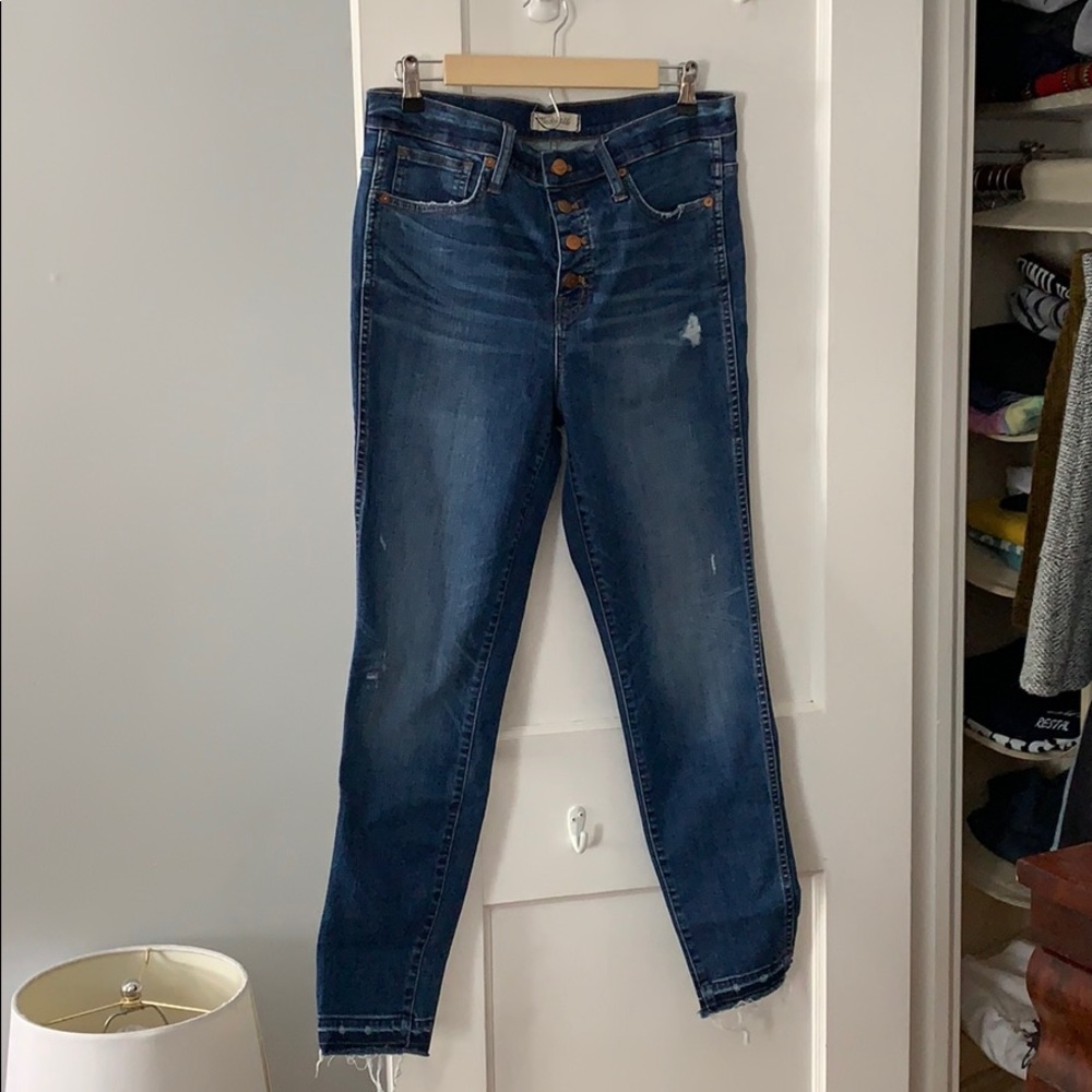Madewell 10” High Rise Skinny Jeans